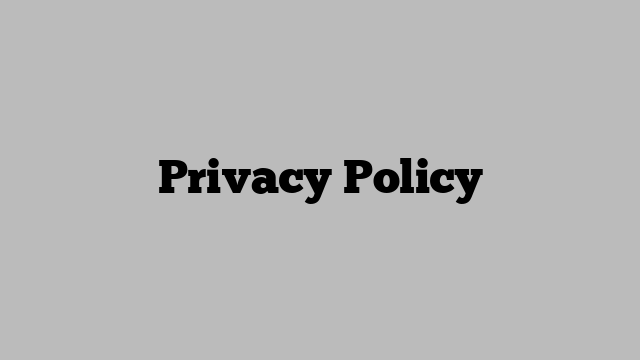 Privacy Policy